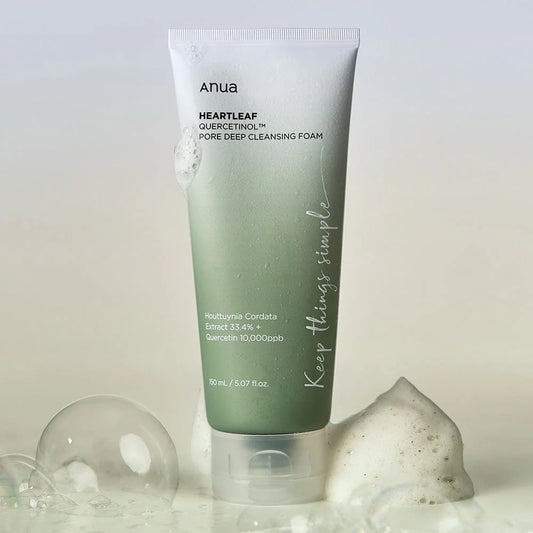 Anua: Heartleaf Quercetinol Pore Deep Cleansing Foam